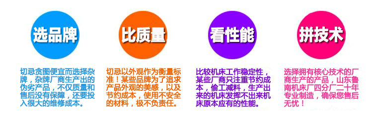 山東魯南機床廠四分廠品質保證